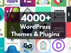 Pacote com mais de 4.000 temas e plug-ins para WordPress