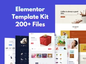 Mais de 200 kits de templates Elementor