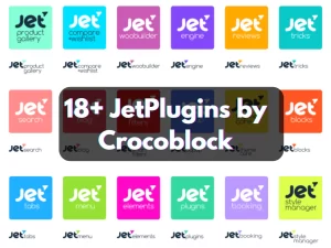 Mais de 18 JetPlugins da Crocoblock